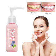 Pressing Natural Blueberry Baking Soda Toothpaste Teeth Whitening Tooth Paste To Remove Dental Stain